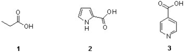 <strong>Which of the following sequences ranks the structures below in order of increasing Acidity? </strong> A) 1 < 2 < 3 B) 2 < 3 < 1 C) 3 < 1 < 2 D) 2 < 1 < 3