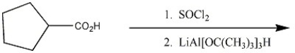 Provide the major organic product of the following reaction sequence.  