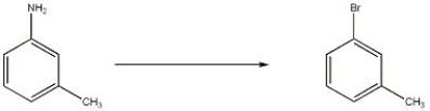What sequence of reagents can be used to carry out the transformation shown below?