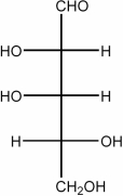 Draw the Haworth structure of the β-furanose form of the monosaccharide shown below.