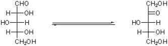 <strong>What reagents are needed to induce the following isomerization? </strong> A) NaOH B) Br<sub>2</sub> / H<sub>2</sub>O C) HCl (aq) D) PCC