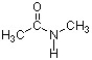<strong>Based on the structure below, what is the value for the H-N-CH<sub>3</sub> bond angle? </strong> A) 60 degrees B) 90 degrees C) 109 degrees D) 120 degrees
