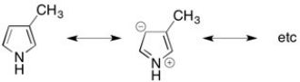 This molecule has resonance structures where the lone pair on the nitrogen is delocalized in to the ring through a pi bond. This requires the nitrogen to be sp<sup>2</sup> hybridized.  