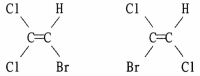 Are the two compounds shown below best described as cis-trans isomers, constitutional isomers, or not isomeric?