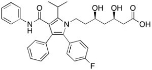 Choose the functional group which is not represented in the structure of Lipitor (TM).