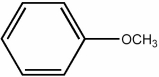 Anisole, the compound shown below, is an example of ________.