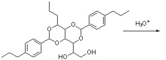 Millad NX8000, shown below, is a clarifying additive for polypropylene ( C & En News, Sept. 2010, 34). Predict the products of the following reaction.