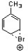 <strong>Which of the following is an intermediate in the bromination of toluene?</strong> A) B) C) D)