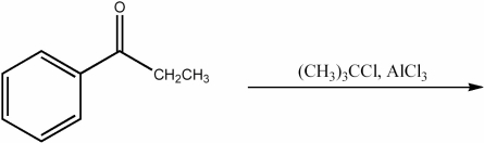 Provide the major organic product of the following reaction.