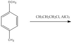 Provide the major organic product of the following reaction.