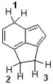 <strong>Which sequence ranks the indicated protons in order of increasing acidity? </strong> A) 1 < 2 < 3 B) 2 < 3 < 1 C) 3 < 1 < 2 D) 3 < 2 < 1