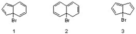 <strong>Which sequence correctly ranks the following substrates in order of increasing reactivity in an S<sub>N</sub>1 reaction? </strong> A) 1 < 2 < 3 B) 2 < 3 < 1 C) 3 < 1 < 2 D) 1 < 3 < 2