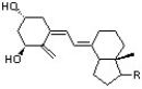 <strong>Which of the following represents the highest occupied molecular orbital for the conjugated pi system in Vitamin D<sub>3</sub>? </strong> A) B) C) D)