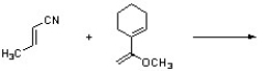Assuming kinetic conditions, draw the major product of the reaction below. Include correct stereochemistry.