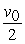 <strong>A ping-pong ball originally at rest is hit head-on by a bowling ball moving with initial speed v<sub>0</sub>. It is given that the mass of the ping-pong ball is as good as negligible in comparison with the mass of the bowling ball. What is the speed of the ping-pong ball after this elastic collision?</strong> A) B) v<sub>0</sub> C) 2v<sub>0</sub> D) 4v<sub>0</sub> E) 8v<sub>0</sub>