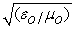 <strong>Which of the following expressions is the correct representation for the speed of light?</strong> A) B) C) D) 1/ E) 3/