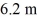 <strong>An object undergoing simple harmonic motion has a maximum displacement of At If the angular frequency of oscillation is What is the object's displacement when </strong> A)4.8 m B)5.6 m C)3.7 m D)3.1 m