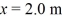 A uniform electric field,with a magnitude of 500 V/m,is points in the +x direction.If the potential at Is 2500 V,what is the potential at ?