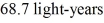 <strong>Two stars are at rest relative to each other.In their common rest frame,these stars are 90.0 light-years apart.If they are measured to be Apart by the navigator of a spaceship traveling between them,how fast is the spaceship moving relative to these stars?</strong> A)0.646c B)0.604c C)0.558c D)0.505c