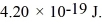 <strong>The work function of a particular metal is What is the photoelectric cutoff (threshold)wavelength for this metal? (c = 3.00 × 10<sup>8</sup> m/s,h = 6.626 × 10<sup>-34</sup> J ∙ s)</strong> A)473 nm B)308 nm C)393 nm D)554 nm