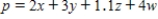 Maximize subject to Round answers to two decimal places, if necessary. If there is no solution, do not fill the fields. __________ __________ __________ __________ __________