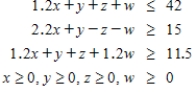 Maximize subject to Round answers to two decimal places, if necessary. If there is no solution, do not fill the fields. __________ __________ __________ __________ __________
