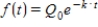 Convert the exponential function to the form indicated. Round all coefficients to four significant digits. ; 