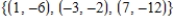 Find the coefficient of correlation of the line that best fits the data set. Please give the answer to four decimal places if necessary.