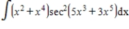 Evaluate the integral. ​   ​ Use the symbol C to write the constant.<div style=padding-top: 35px> 