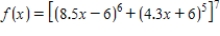 Calculate the derivative of the function. Please enter your answer as an expression.
