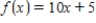 Compute algebraically for . 
