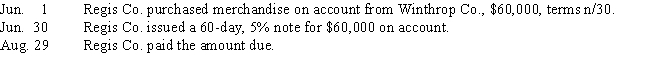 Journalize the following entries on the books of the borrower and creditor.Label accordingly.(Assume a 360-day year is used for interest calculations.)