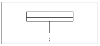 Given the following graphic: A)What do the asterisks (*)represent? B)What does the line in the middle of the box represent?