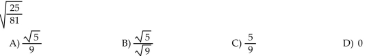 Simplify the radical expression. Indicate if the expression is not a real number.