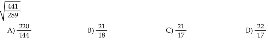 Simplify the radical expression. Indicate if the expression is not a real number.