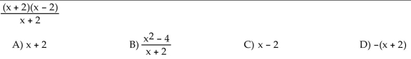 Simplify the rational expression. (Assume the denominator is nonzero.)