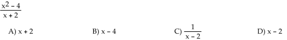 Simplify the rational expression. (Assume the denominator is nonzero.)