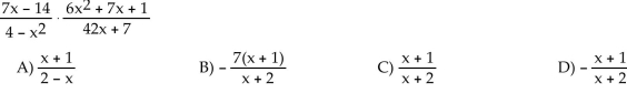 Simplify the rational expression. (Assume the denominator is nonzero.)
