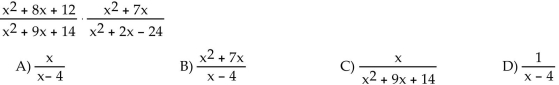 Simplify the rational expression. (Assume the denominator is nonzero.)