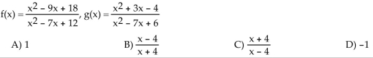 For the given functions f(x) and g(x), find f(x) ∙ g(x).