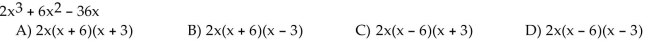 Factor completely. If the polynomial cannot be factored, write ʺprime.ʺ