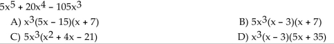 Factor completely. If the polynomial cannot be factored, write ʺprime.ʺ