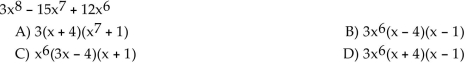 Factor completely. If the polynomial cannot be factored, write ʺprime.ʺ