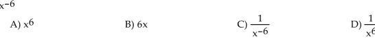 Rewrite the expression without using negative exponents. (Assume all variables represent nonzero real numbers.)