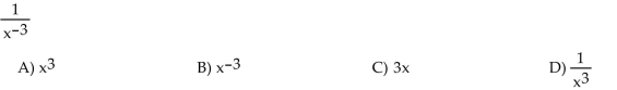 Rewrite the expression without using negative exponents. (Assume all variables represent nonzero real numbers.)