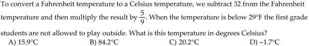 Solve the problem.