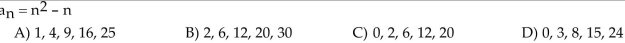 Find the first five terms of the sequence with the given general term.