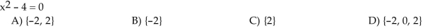 Solve by factoring.