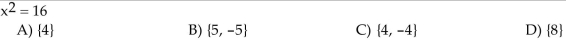 Solve by extracting square roots.