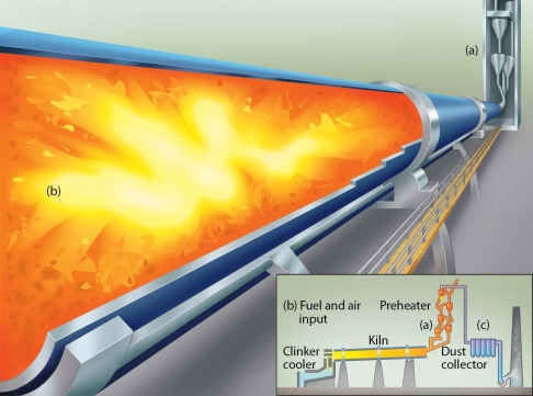 <strong> The facilities in this figure are burning soil to remove toxic chemicals before the residue goes to a landfill.This is an example of</strong> A)bioremediation. B)phytoremediation. C)hydroponic intervention. D)remediation by incineration.